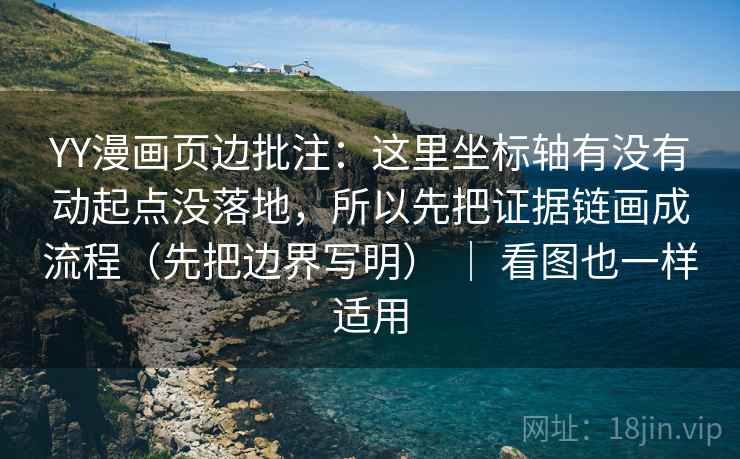 YY漫画页边批注：这里坐标轴有没有动起点没落地，所以先把证据链画成流程（先把边界写明） ｜ 看图也一样适用  第2张